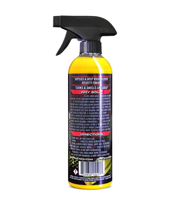 Gold Hybrid High - Gloss Sealant Polysiloxane Infused Wax Quick Detailer - Sud Factory