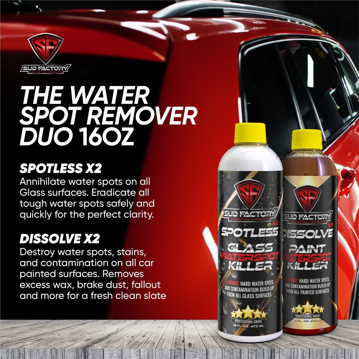 Paint & Glass Waterspot Removal Bundle - Sud Factory