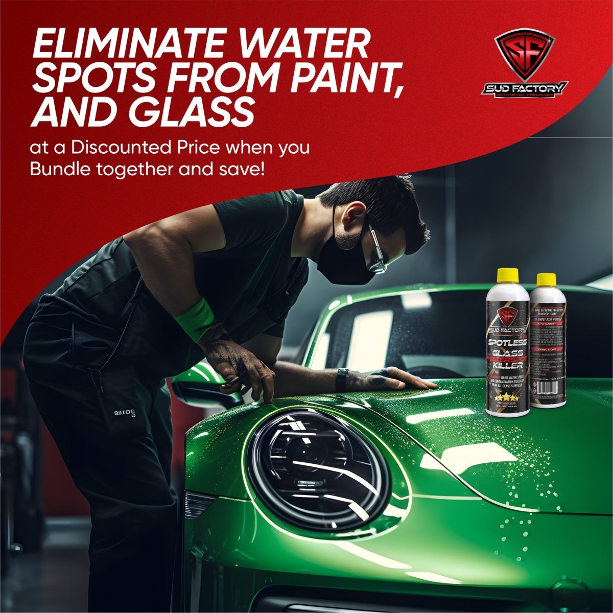 Paint & Glass Waterspot Removal Bundle - Sud Factory