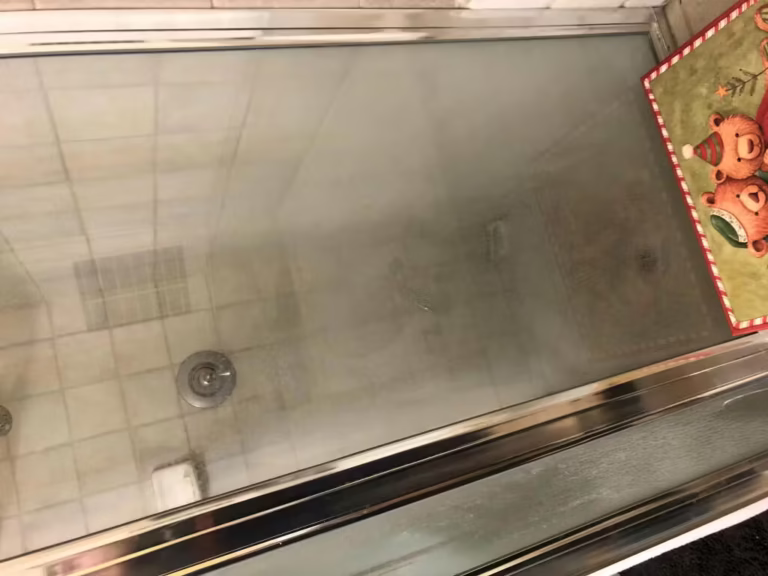 Shower glass after