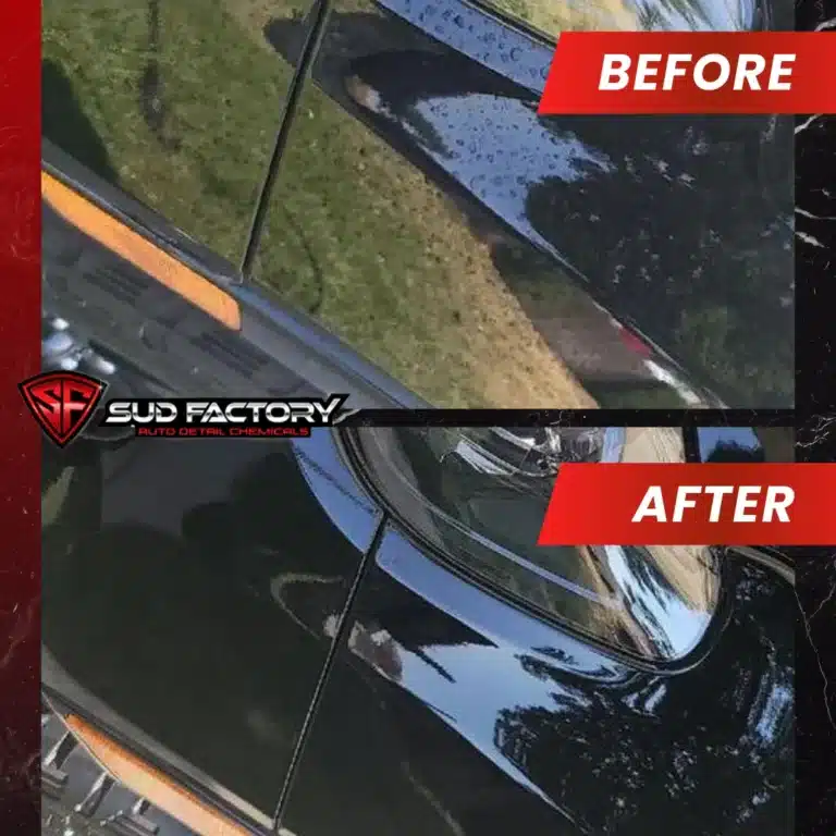 Before and after: car
