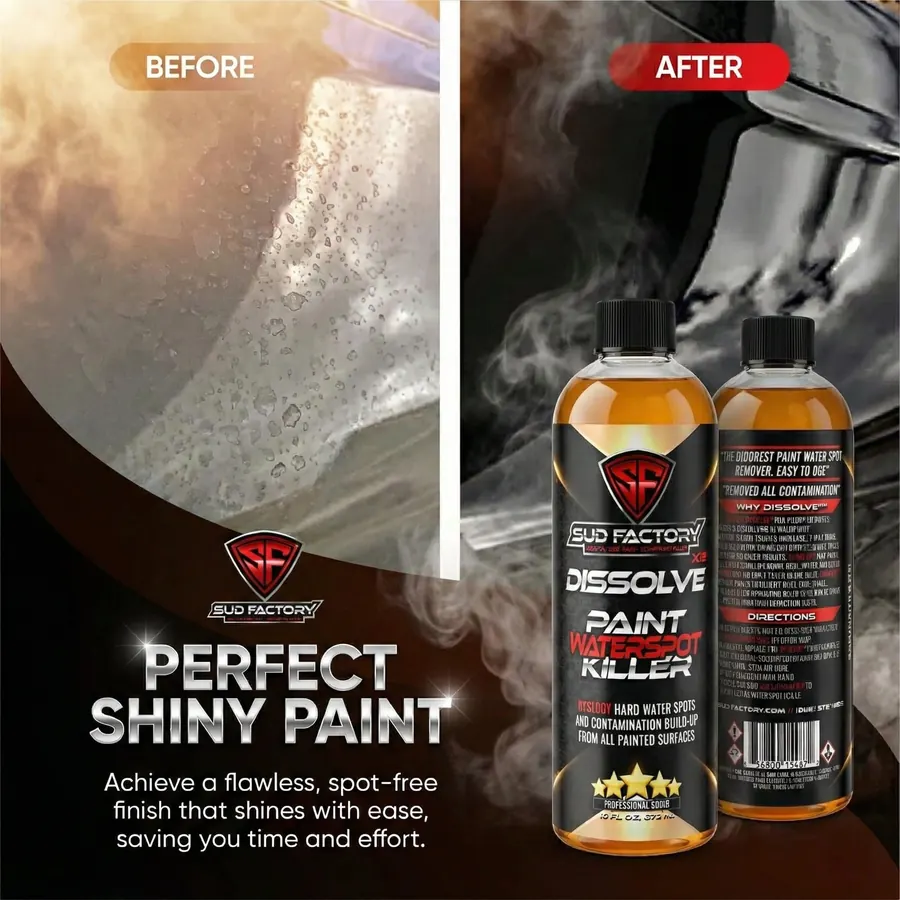 Car paint before and after the Ultimate Bundle
