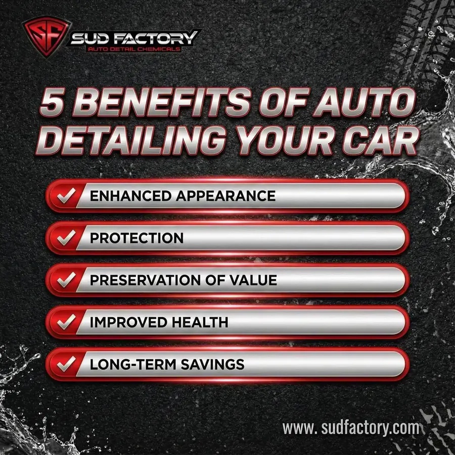 5 benefits of detailing your car