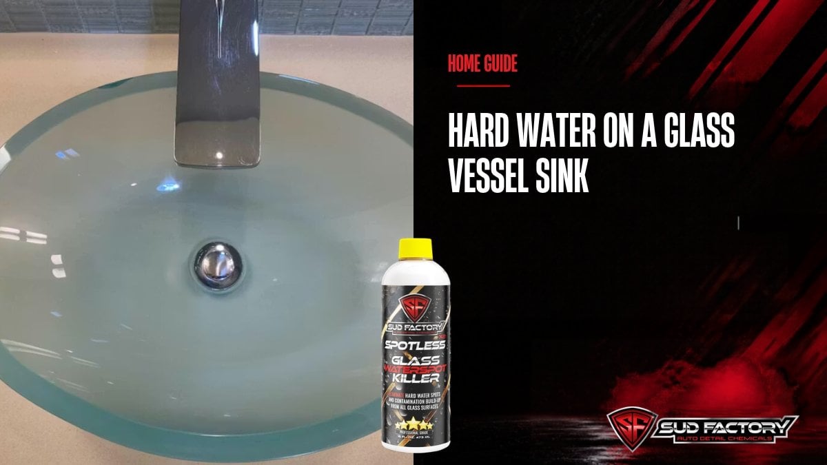 How to Remove Hard Water Stains From a Glass Vessel Sink