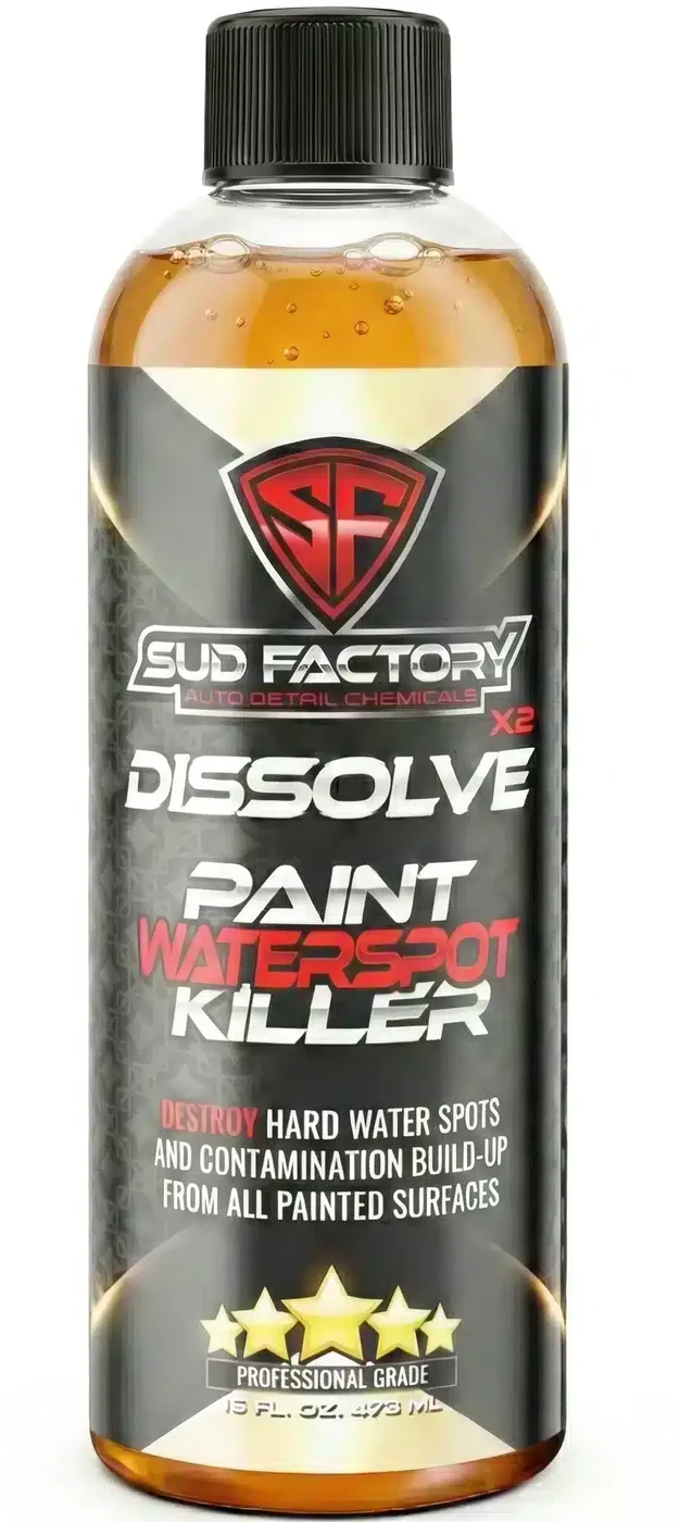 DISSOLVE x2 Paint Water Spot Remover bottle