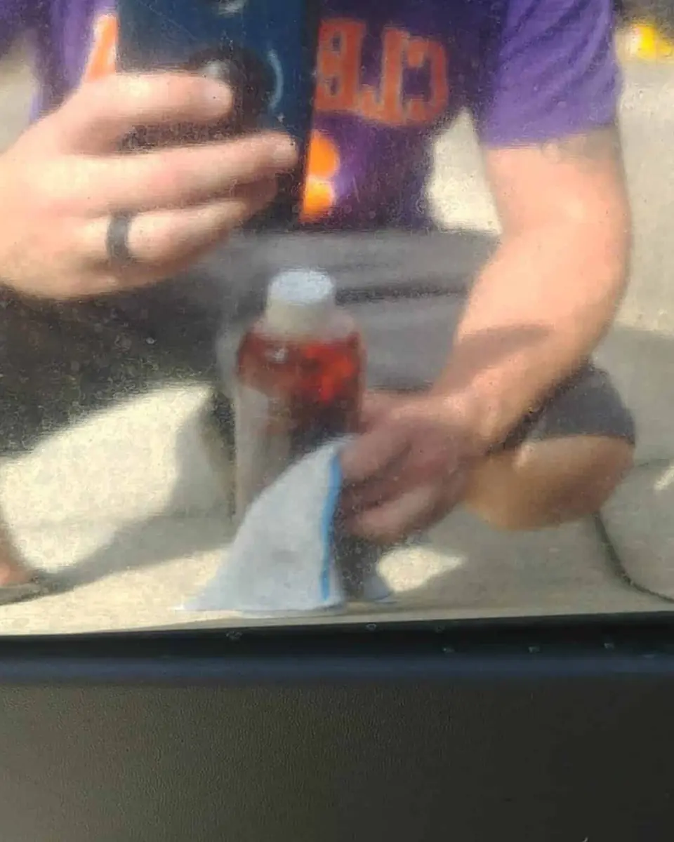 Before: Truck door