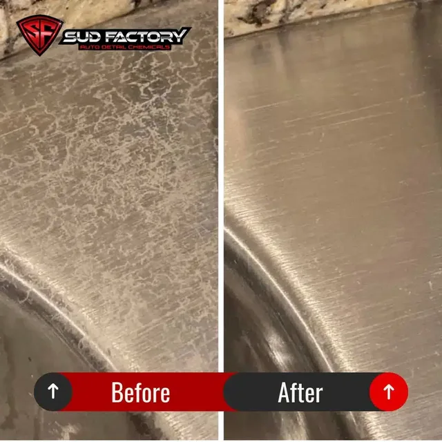 Tile wall before and after