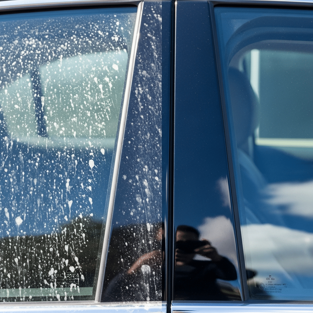 Glass water spot comparison